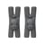 Set de 2 pinces Lampo Chat plastique noir / Aimantée - Alessi