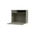 Secrétaire murale Studio legno grigio / En&ls 69,6 x H 58,2 cm - MONTANA