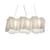 Suspension Logico grande verre blanc / 3 éléments en ligne - Artemide