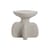 Tavolino d'appoggio Archeo materiale plastico grigio / H 38,7 cm - Jaime Hayón - Magis