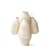 Vase Allpa Mini keramik weiß beige / Ø 25 x H 28 cm - Handgefertigte Keramik - Moustache