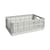 Colour Crate Basket plastic material grey Large / 34.5 x 53 cm - Recycled - Hay