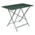 Klapptisch Bistro metall grün / 97 x 57 cm - für 4 Personen - mit Sonnenschirmloch - Fermob