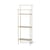 Scaffale Dora metallo beige / L 30 x Prof. 13 x H 79 cm - Porta-asciugamani integrato - Ferm Living