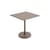 Linear Café Square table metal beige / 70 x 70 cm - Muuto