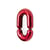 Zodiac Bumper Medium Wall mirror ceramic red / W 55 x H 90 cm - Jean-Baptiste Fastrez, 2020 - Moustache