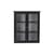 Hazem Wall storage wood black / W 51.5 x D 22.5 x H 66.5 cm - Bloomingville
