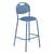 Barhocker Coupole metall blau Metall / H 75 cm - Emu