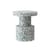 Bit Stool plastic material multicoloured / End table - 100% recycled plastic / Ø 36 cm - Normann Copenhagen