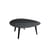 Couchtisch Tweed Mini Medium holz schwarz / Medium- 96 x 99 cm - Zanotta