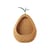 Portaoggetti da parete Pear fibre beige / Rattan - En&ls 45,7 x H 68 cm - Ferm Living