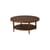 Couchtisch Puzzle holz braun / Ø 80 x H 35 cm - Maison Sarah Lavoine