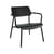 Fauteuil bas empilable Studie métal noir - Fermob