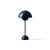 Lampe de table Flowerpot VP3 métal bleu / H 50 cm - By Verner Panton, 1968 - &tradition