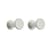 Set de 2 patères Bolt métal gris - Hay
