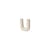 Vase Hector U céramique beige / L 14,5 x H 16 cm - BROSTE COPENHAGEN