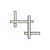 Lepid Double Wall shelf wood white / L 101 x H 95 cm - Kartell
