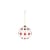 Weihnachtskugel Delight Big  n°5 glas rot / Ø 9 cm - Alessi