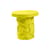 Mena 07 End table ceramic yellow / 39 x 35 x H 40 cm - Serax