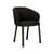 Fauteuil rembourré Unda tissu noir - Ethnicraft