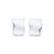 Dimple Glass glass transparent / Set of 2 - Ferm Living