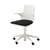 Fauteuil à roulettes Spoon Chair / Rembourré - Kartell