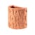 Wandvase Magna Graecia - Greche keramik orange / Greche - L 25 x H 25 cm - Seletti