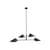 Sospensione Bonnet SC93 metallo nero / L 140 x H 140 cm - &tradition