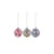 Set de 3 boules de Noël Proust verre / Ø 6 cm - By Alessandro Mendini - Alessi