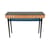 Console Riviera bleu noir bois naturel / Rotin - Tiroir - Maison Sarah Lavoine