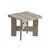 Couchtisch Crate Outdoor holz beige / Gerrit Rietveld - 49,5 x 49,5 x H 45 cm - Hay