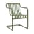 Fauteuil de repas Palissade Cantilever métal vert / Large - Hay