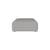 Pouf d'extérieur Arke tissu gris / Canapé de jardin modulable - 90 x 90 cm - Bolia
