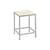 Tabouret Alu Stool métal blanc / Small - H 45 cm - valerie objects