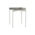 Beistelltisch Beam glas beige / Ø 45 x H 42 cm - HÜBSCH