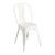 Chaise empilable A Indoor métal blanc / Acier - Pour l'intérieur / Réédition 1935 - Tolix