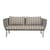 Canapé de jardin 3 places Mundo / L 175 cm - Fils PVC - Bloomingville