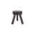 Sgabello AML legno marrone / Ø 32,5 x H 32,5 cm - Frama 