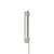 Wandleuchte mit Stromkabel Eiffel Single metall silber / H 50 cm - Frama 