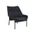 O2 Lounge armchair textile black - Hay