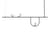 Yanzi SC1 Pendant metal glass black / LED - L 156 x H 61 cm - Artemide