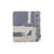 Plaid Ethan tissu bleu / 160 x 130 cm - Coton recyclé - Bloomingville