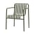 Palissade Dining Large Stackable armchair metal green Large - R & E Bouroullec - Hay