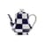 Teiera Fête des Bêtes ceramica blu - Serax