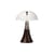 Tischleuchte Pipistrello Medium LED plastikmaterial braun / H 50 bis 62 cm - Gae Aulenti, 1965 - Martinelli Luce
