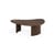 Boomerang Coffee table wood brown / 90 x 61 x H 29 cm - Burnish Teak - Ethnicraft