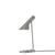 Lampada da tavolo AJ Mini metallo grigio / H 43 cm - orientabile / Arne Jacobsen, 1957 - Louis Poulsen