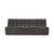 N701 Straight sofa  textile grey / UK version - 3 seater / L 210 cm - Ethnicraft