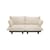 Divano da giardino a 2 posti Paletti Lounge tessuto beige / L 190 cm - Fatboy