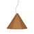 Tipi Pendant textile brown / Ø 120 cm - Hand-stitched linen - Wiener GTV Design
